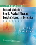 Essentials of Research Methods in Health Physi 9780781770361, Verzenden, Zo goed als nieuw