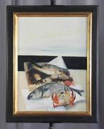 Arthur Van Hecke (1924-2003) - Nature morte aux poissons
