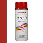 Motip Deco Paint Ral 3000 Vuurrood Hoogglans 400 ml, Ophalen of Verzenden, Nieuw