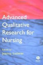 Adv Qualitative Research Nursi, Latimer New   ,,, Latimer, Zo goed als nieuw, Verzenden