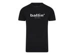 Veiling - Ballin Est. 2013 Tapered Fit Shirt - Zwart - S, Kleding | Heren, T-shirts, Nieuw