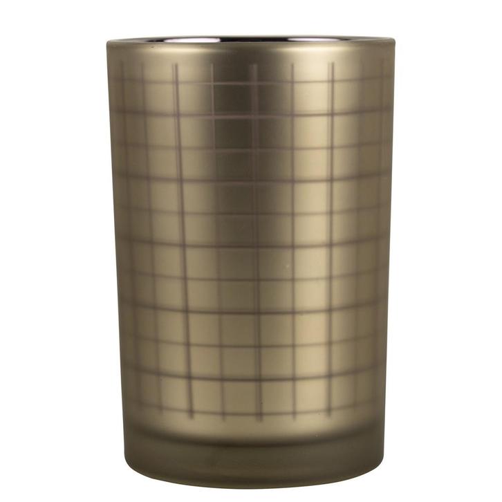 windlicht blok goud paars large 18cm*, Huis en Inrichting, Woonaccessoires | Overige, Verzenden