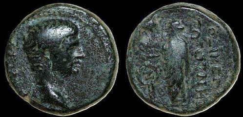 Phrygia, Laodikeia ad Lycum, Augustus 27 Bc-ad 14 Æ 16mm..., Postzegels en Munten, Munten | Europa | Niet-Euromunten, Verzenden