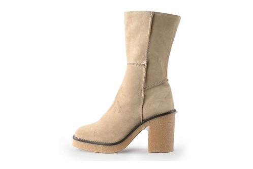 Tango Laarzen in maat 40 Beige | 10% extra korting, Kleding | Dames, Schoenen, Beige, Gedragen, Hoge laarzen, Verzenden