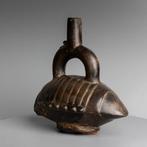 Chimú, Peru Terracotta Huaco. 1100-1400 n.Chr. 18 cm H.