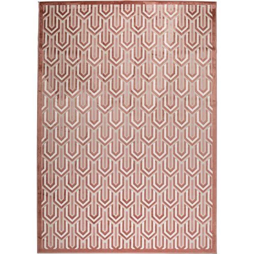 Zuiver - vloerkleed beverly - 170x240 cm - roze - art deco, Huis en Inrichting, Stoffering | Vloerbedekking, Verzenden