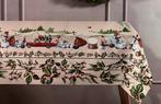 Bellissima kersttafelkleed met rand van hulstbladeren -, Diversen, Kerst, Nieuw