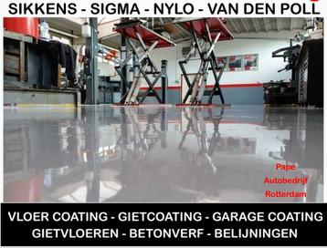 160m2(30kg) - 2K Epoxy vloercoating | Garagevloer Werkplaats beschikbaar voor biedingen