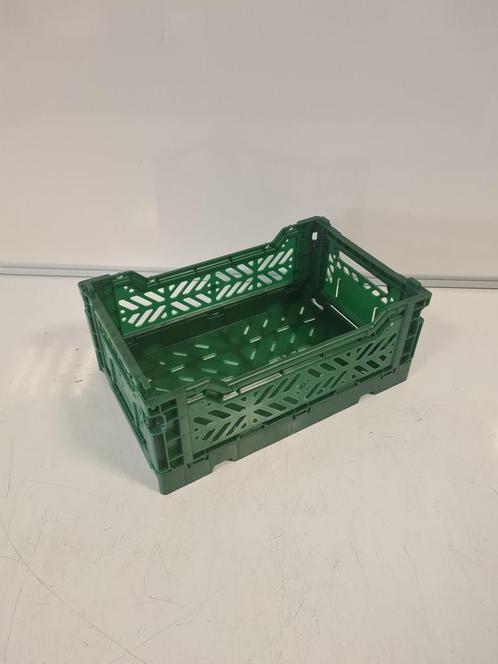 AyKasa opvouwbare krat Mini 27x17x10.5 cm, nieuw - Groen, Zakelijke goederen, Horeca | Overige, Ophalen of Verzenden