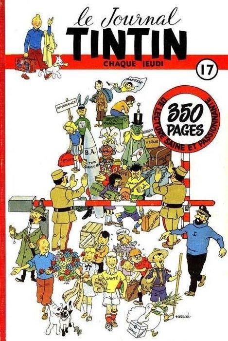 Tintin (magazine) - Recueil N°17 - 1 Album - Eerste druk -, Boeken, Stripboeken