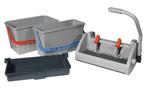 Mopkit SGA 3, tray, 2 x 22 liter emmers + speedcleanpers, Doe-het-zelf en Verbouw, Reinigingsmachines, Verzenden, Nieuw