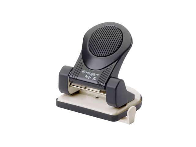 Perforator Kangaro perfo 30 zwart max 30 vel, met geleider,, Zakelijke goederen, Kantoor en Winkelinrichting | Kantoorartikelen