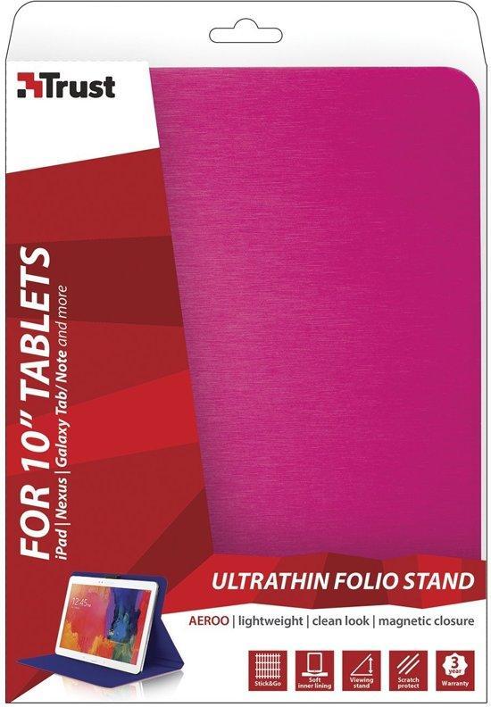Trust Aeroo 10&quot; tablets Hoes - Roze, Computers en Software, Windows Tablets, Verzenden