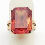 Ring - 18 karaat Geel goud - 5.00ct. tw. Topaas, Sieraden, Tassen en Uiterlijk, Ringen, Nieuw