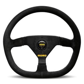 Momo MOD88 Steering Wheel 320 mm -  Black Suede/Black Spokes beschikbaar voor biedingen