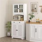 Hoge Keukenkast met Deuren en Laden 68×39.5×170 cm Opbergkas, Huis en Inrichting, Kasten | Buffetkasten, Verzenden, Nieuw