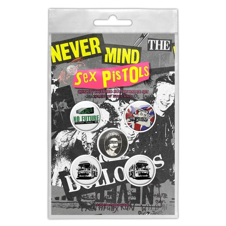 Sex Pistols - Never Mind the Bollocks - button off. merch., Verzamelen, Muziek, Artiesten en Beroemdheden, Kleding, Nieuw, Ophalen of Verzenden