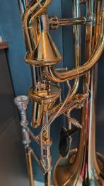 XO 1240R-T Bastrombone, Muziek en Instrumenten, Blaasinstrumenten | Trombones, Ophalen, Zo goed als nieuw, Bas, Met koffer