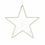 Ledmaxx LED kerstster raamafbeelding S2 warm wit voor 3x..., Ophalen of Verzenden, Nieuw