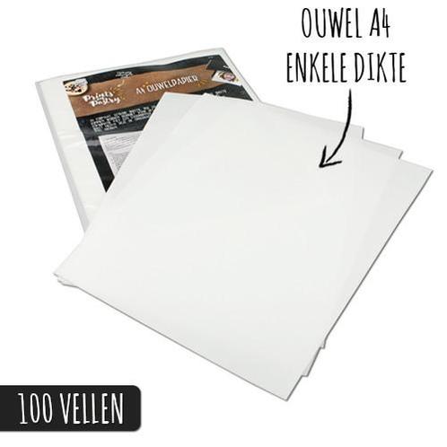 Ouwelpapier A4-formaat (100 vellen), Hobby en Vrije tijd, Taarten en Cupcakes maken, Nieuw, Verzenden