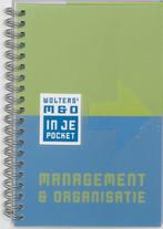 Wolters Management  Organisatie in je pocket 9789001559199, Zo goed als nieuw