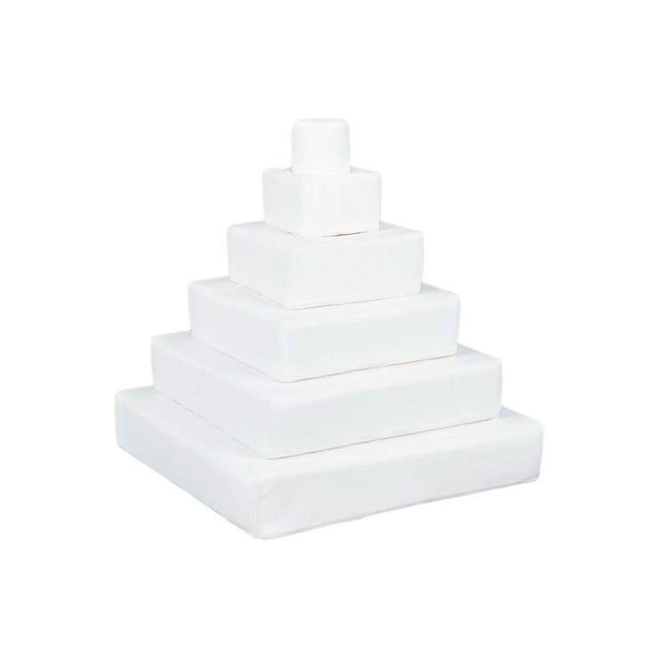 Foam blokken - stapel toren - 55x55x60cm - wit, Kinderen en Baby's, Speelgoed | Educatief en Creatief, Nieuw, Ophalen of Verzenden