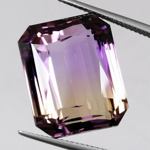 Ametrien - 33.49 ct - Instituto Gemólogico Español (IGE), Sieraden, Tassen en Uiterlijk, Edelstenen