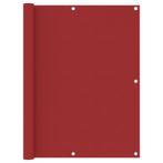 vidaXL Balkonscherm 120x500 cm oxford stof rood, Nieuw, Verzenden