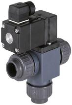 Magneetventiel 3/2-weg 25 mm gelijmde moffen PVC EPDM 0-0,5, Verzenden, Nieuw