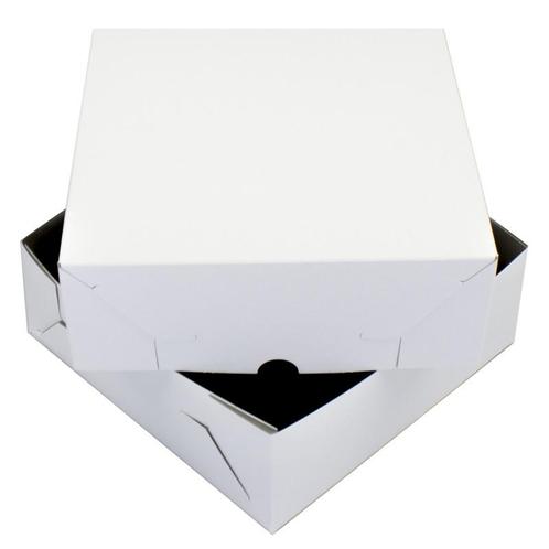 Taartdoos Zwanenhals 25x25x9cm. Wit 10st, Hobby en Vrije tijd, Taarten en Cupcakes maken, Nieuw, Verzenden