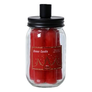 Dinerkaars in pot | Decoris | Paraffine, Huis en Inrichting, Woonaccessoires | Kandelaars en Kaarsen, Nieuw, Verzenden