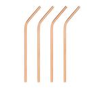 Koperkleurige Rietjes | Per 4 stuks verkocht, Verzenden
