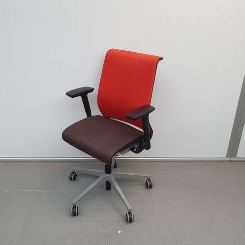 Steelcase Think bureaustoel - oranje bruine stof, Huis en Inrichting, Bureaus, Ophalen of Verzenden