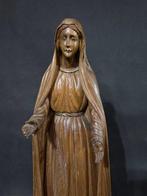 Beeld, Madonna - Hand-Carved - Early 20th Century - 61 cm -, Antiek en Kunst