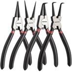 Seegerring tangen set - 4 stuks - Intern / extern, Doe-het-zelf en Verbouw, Gereedschap | Handgereedschap, Ophalen of Verzenden