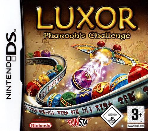 Luxor: Pharaohs Challenge (DS) 3DS Garantie & snel in huis!, Spelcomputers en Games, Games | Nintendo DS, 1 speler, Zo goed als nieuw