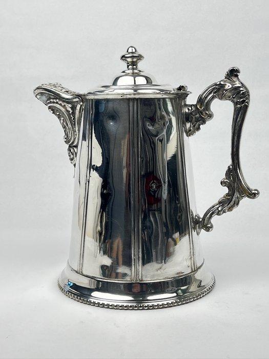 Signed - Kan - Centrale stuk - Verzilverd - Kan - Bloempot, Antiek en Kunst, Antiek | Meubels | Tafels