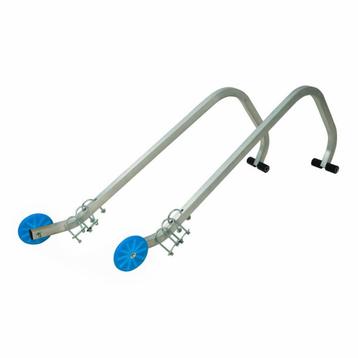 Silverline Ladder nokhaken - aluminium - polymeer wielen... beschikbaar voor biedingen