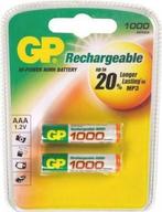 2-pack AAA rechargeable batteries, Audio, Tv en Foto, Accu's en Batterijen, Verzenden, Nieuw