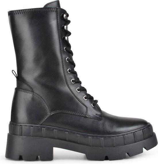 PS Poelman Dames - maat 36 - NORA Leren Chunky Hoge Veter, Kleding | Dames, Schoenen, Verzenden