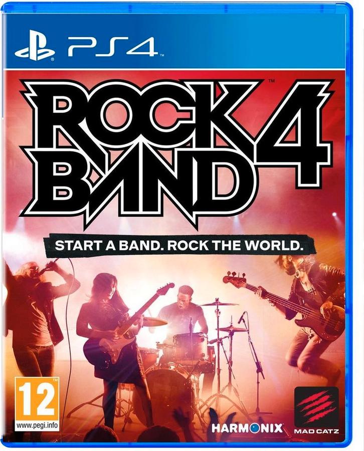 Playstation 4 Rock Band 4, Spelcomputers en Games, Games | Sony PlayStation 4, Zo goed als nieuw, Verzenden