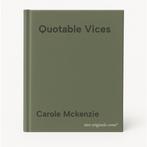Quotable Vices 9781851586363 Carole Mckenzie, Verzenden, Gelezen, Carole Mckenzie