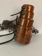 Pan (5) - Koper - Gehamerde koperen pannen