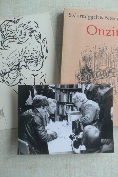 S. Carmiggelt, Peter van Straaten - Onzin [gesigneerd door, Antiek en Kunst, Antiek | Boeken en Bijbels