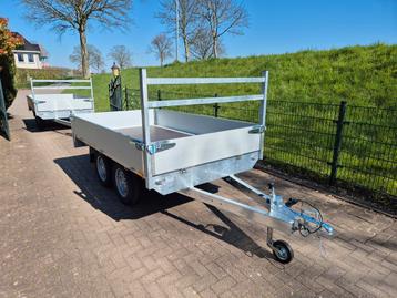 VOORRAADACTIE nieuwe Syma ongeremde plateauwagens beschikbaar voor biedingen