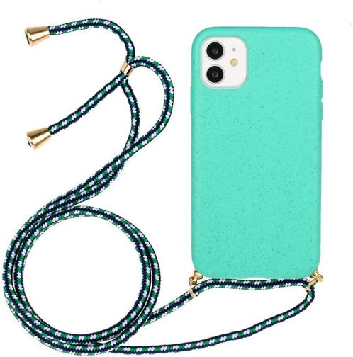 iPhone 13 Crossbody TPU Hoesje met Koord Mint, Telecommunicatie, Mobiele telefoons | Hoesjes en Frontjes | Apple iPhone, Nieuw