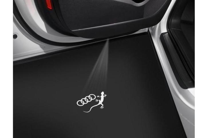 Audi instapverlichting LED met logoprojectie van Audi gecko, Auto diversen, Auto-accessoires, Nieuw, Ophalen of Verzenden