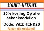 20% korting op alle schaalmodellen bij Model-kits, Hobby en Vrije tijd, Modelauto's | 1:18, Nieuw, Verzenden