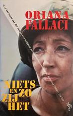 Niets en zo zij het / Ooievaar 9789057132971 O. Fallaci, Verzenden, Gelezen, O. Fallaci