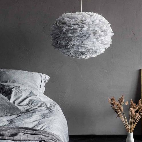 Hanglamp lichtgrijs | Umage Eos | verenlamp | met koordset, Huis en Inrichting, Lampen | Hanglampen, Nieuw, Overige materialen